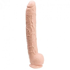 Фаллоимитатор Doc Johnson Dick Rambone Cock White (в ПЭ пакете!), диаметр 6см, длина 42см, ПВХ