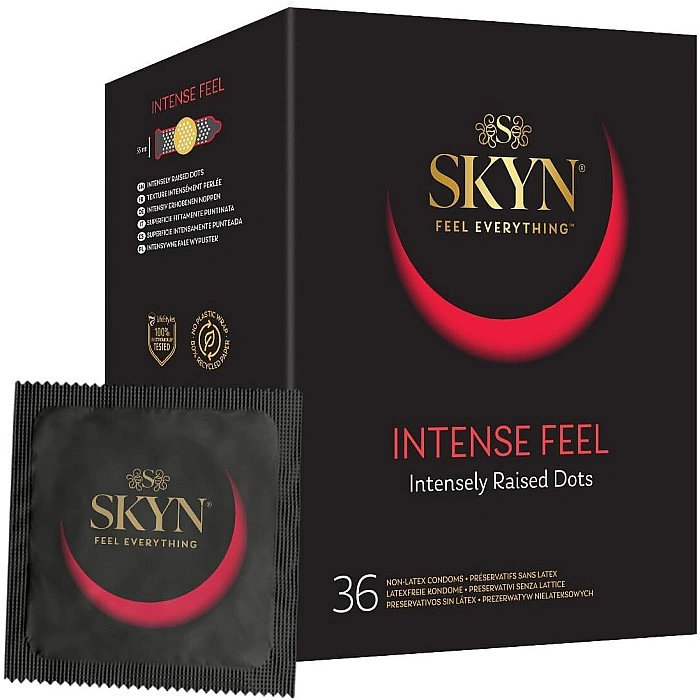 Безлатексные премиум-презервативы SKYN Intense Feel 36 шт (мятая упаковка!!!)