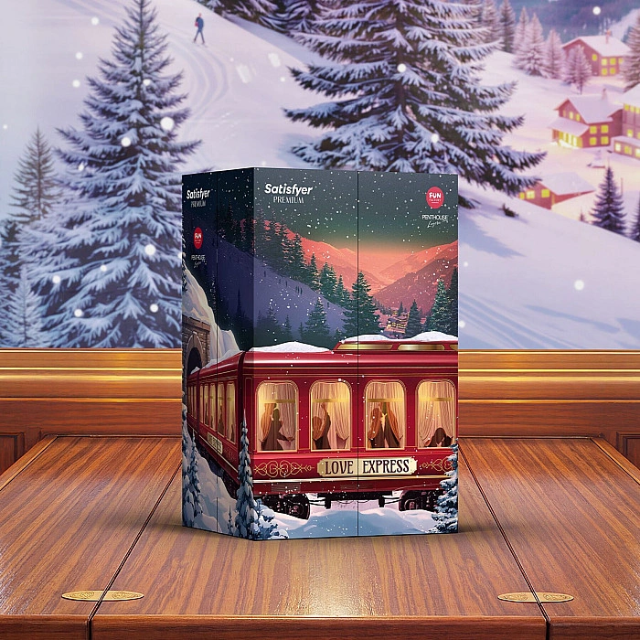 Подарунковий набір Satisfyer Love Express Premium Advent Calendar 2026 (дефекти на пакованні!!!)