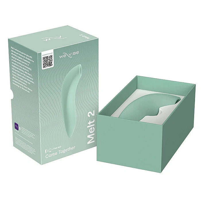 Вакуумний смарт-стимулятор для пар We-Vibe Melt 2 Sage (розводи на пакованні)