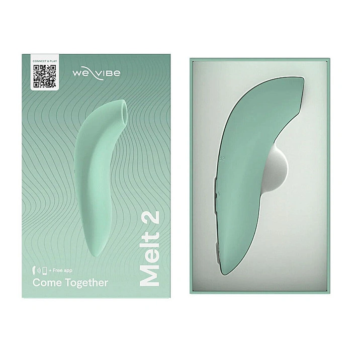 Вакуумний смарт-стимулятор для пар We-Vibe Melt 2 Sage (розводи на пакованні)
