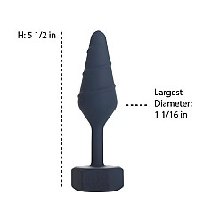 Анальна пробка Lux Active Twist Plug Small Blue (м'яте паковання!!!)