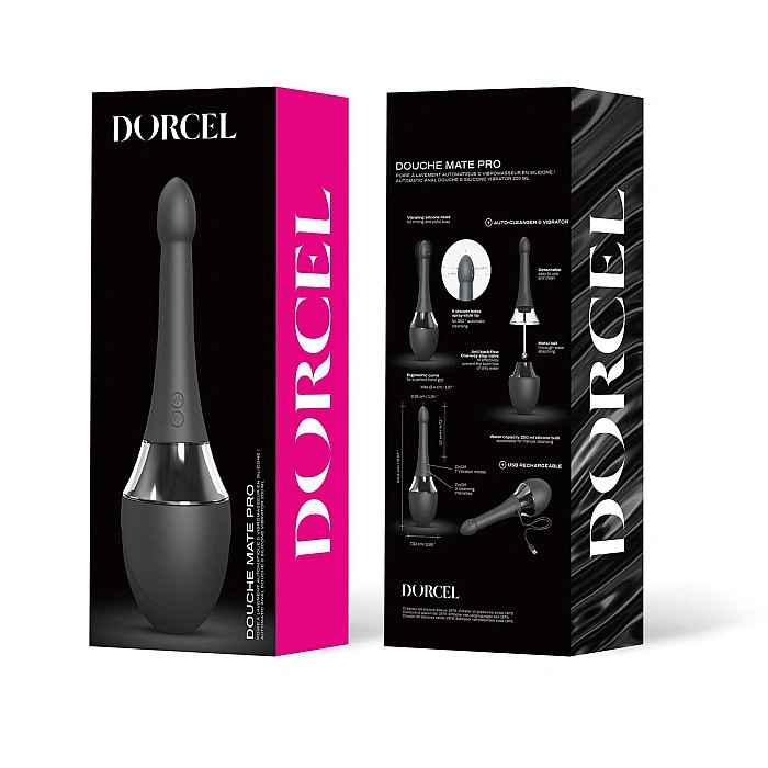 Автоматичний анальний душ-вібратор Dorcel Douche Mate Pro (м'яте паковання!!!)