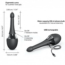 Автоматичний анальний душ-вібратор Dorcel Douche Mate Pro (м'яте паковання!!!)