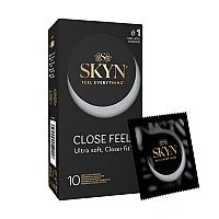Безлатексные премиум-презервативы SKYN Close Feel 10 шт (мятая упаковка!!!)