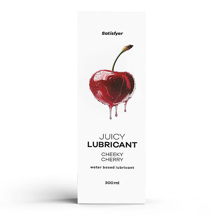Лубрикант на водной основе Satisfyer Juicy Lubricant Cheeky Cherry water based 300 мл