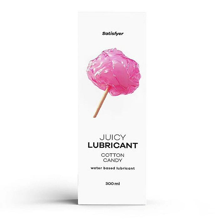 Лубрикант на водной основе Satisfyer Juicy Lubricant Cotton Candy water based 300 мл