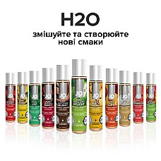 Змазка на водній основі System JO H2O — Green Apple (30 мл) без цукру, рослинний гліцерин