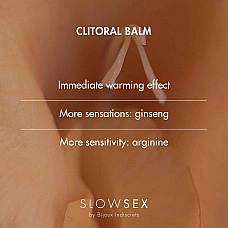 Розігрівальний бальзам для клітора Bijoux Indiscrets Slow Sex Clitoral balm