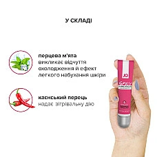 Возбуждающий гель для клитора JO SPICY WARMING (10 мл) разогревающий