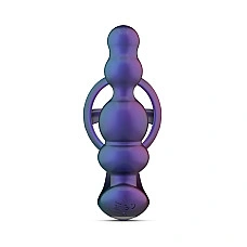 Анальний вібратор з ерекційним кільцем Hueman - Stellar Force Anal Beads with Cockring