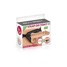 Женский страпон-трусики 2в1 Real Body — Tony: длина 18 см, диам. 3,5 см, трусики и фаллоимитатор