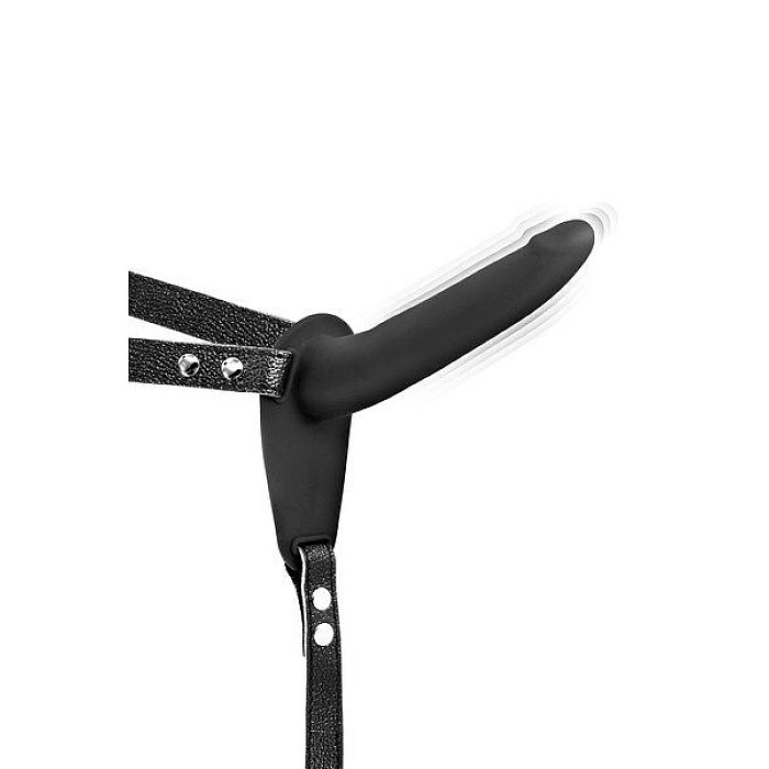 Страпон с вибрацией Fetish Tentation Vibrating Strap-On with Dildo Black