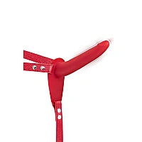 Страпон с вибрацией Fetish Tentation Vibrating Strap-On with Dildo Red