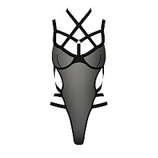 Боди монокини Passion Exclusive HAGAR BODY XXL/XXXL, black