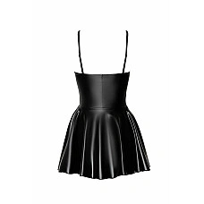 Сукня Noir Handmade F308 Dreamer wetlook corset mini dress with front zipper - 3XL