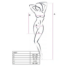 Бодістокінг Passion BS027 red, сукня-сітка на бретелях, дуже відверта