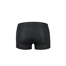 Мужские кожаные боксеры с клапаном Passion 050 SHORT PATRICK S/M Black