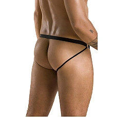 Чоловічі відкриті сліпи Passion 034 OPEN LUKE L/XL Black, екошкіра