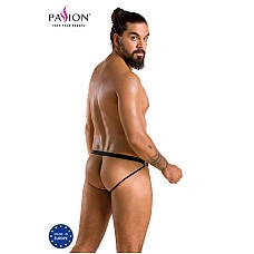 Чоловічі відкриті сліпи Passion 034 OPEN LUKE L/XL Black, екошкіра