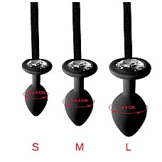 Мужские трусы XS-2XL с силиконовой анальной пробкой Art of Sex - Joni plug panties size M Black