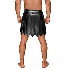 Мужская юбка гладиатора Noir Handmade H053 Eco leather men's gladiator skirt, M, экокожа