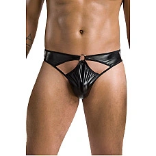 Мужские стринги Passion 033 THONG PAUL L/XL Black, под латекс