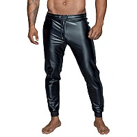 Мужские треггинсы Noir Handmade H063 Powerwetlook treggings, L, мокрый эффект