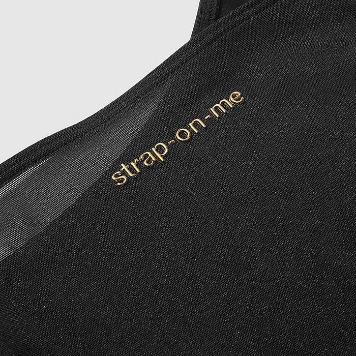 Боди с фиксацией дилдо Strap-On-Me Harness Body Signature - XS - Black