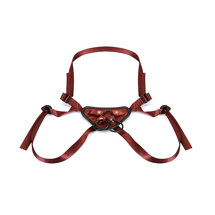 Трусики для страпона Liebe Seele Wine Red Strap-on Harness