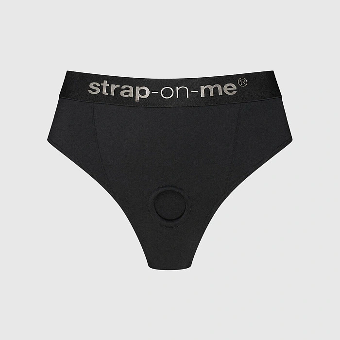 Трусики з фіксацією дилдо Strap-On-Me Harness Lingerie Idole - S - Black