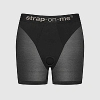 Шорты с фиксацией дилдо Strap-On-Me Harness Lingerie Halo – S – Black, велосипедки