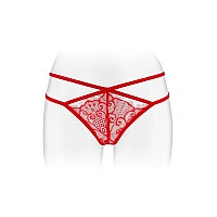 Трусики-стрінги Fashion Secret MYLENE Red з подвійною лінією стегна