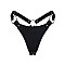 Трусики из натуральной кожи Feral Feelings - String Bikini Black