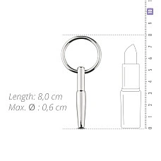 Порожнинний уретральний стимулятор Sinner Gear Unbendable – Hollow Penis Plug, довжина 4см, діам.8мм