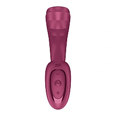 Вагинально-клиторальный вибратор Satisfyer G for Goddess 3 Wine Red, 2 мотора