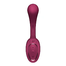 Вагинально-клиторальный вибратор Satisfyer G for Goddess 2 Wine Red, 2 мотора