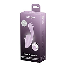 Вагинально-клиторальный вибратор Satisfyer Tongue Expert с язычком