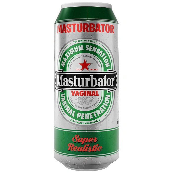 Мастурбатор-вагина Alive Heineken Vagina II в виде банки пива, реалистичный