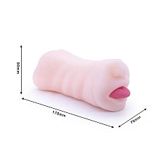 Двухсторонний мастурбатор Men Powerup Eroticism: вагина и ротик