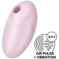 Вакуумный стимулятор с вибрацией Satisfyer Vulva Lover 3 Pink