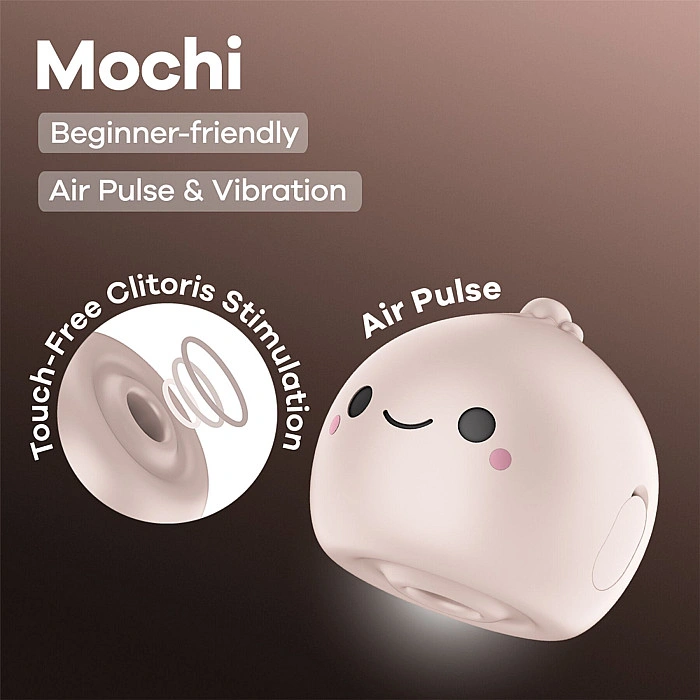 Вакуумный клиторальный стимулятор Satisfyer Mochi Beige