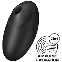 Вакуумный стимулятор с вибрацией Satisfyer Vulva Lover 3 Black