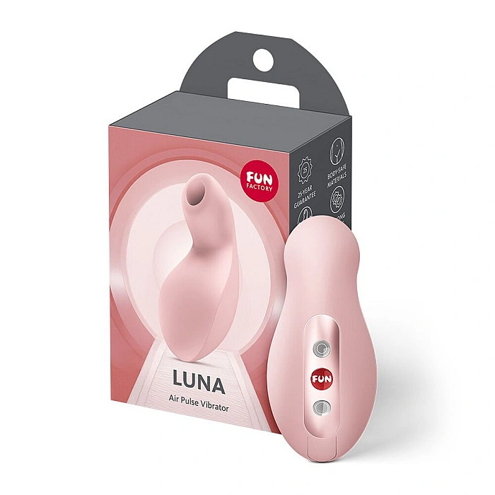 Вакуумный стимулятор Fun Factory Luna Soft Pink