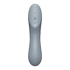 Вакуумный стимулятор с вибрацией Satisfyer Curvy Trinity 3 BlueGrey