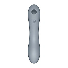 Вакуумный стимулятор с вибрацией Satisfyer Curvy Trinity 3 BlueGrey