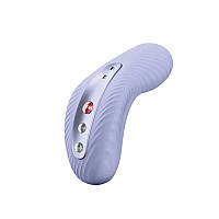 Накладний вібратор Fun Factory LAYA III soft violet, ефект постукування пальцем