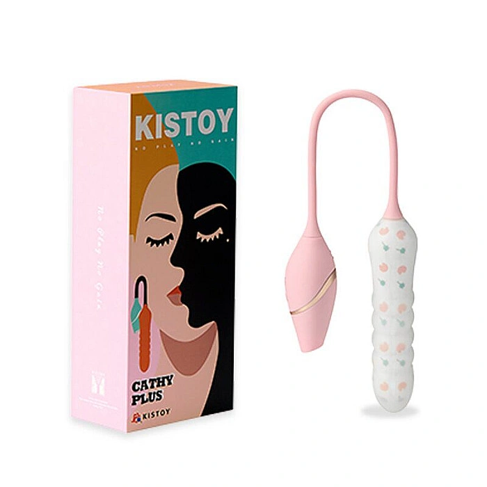 Пульсатор с вакуумным стимулятором KISTOY Cathy Plus на гибкой сцепке