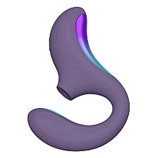 Кліторально-вагінальний звуковий стимулятор LELO Enigma Double Sonic Cyber Purple