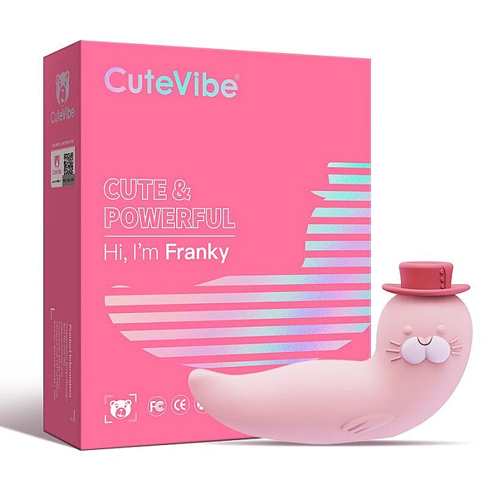 Вакуумный вибратор KISSTOY Franky Pink